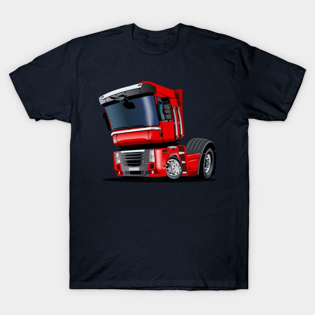 Cartoon truck T-Shirt by Mechanik